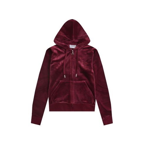 Juicy Couture Felpa con zip Felpa Donna logo strass in tono colore XS A24 - JUICY COUTUREVIJB80411WPF - J62C - XS - Francavilla Moda